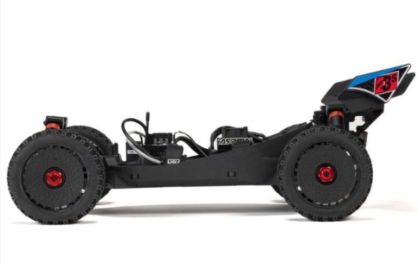 ARA4306V4T2 1/8 TYPHON 223S DSC 4X4 RTR Brushless Buggy, gelb